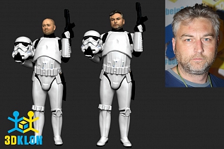 Кукла-шарж фотостудия 3DKLON 2